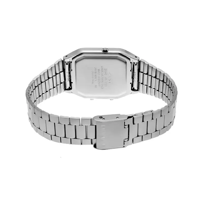 Casio Vintage Dual Time Quartz Watch- AQ-230A-3A